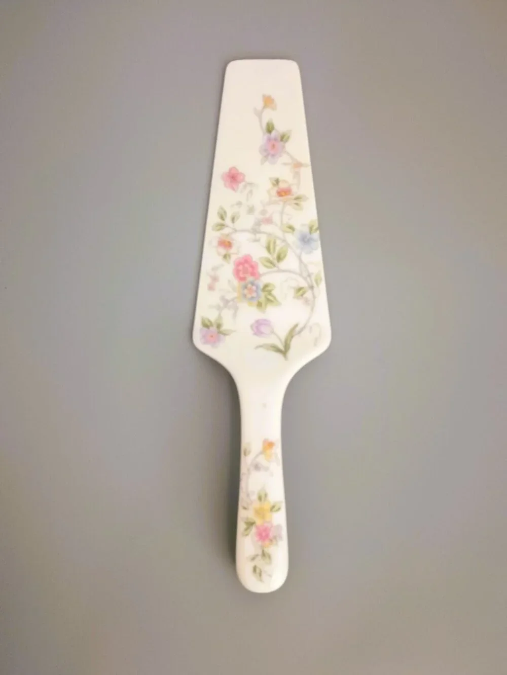 Vintage Andrea by Sadek Cake Server Floral Porcelain
